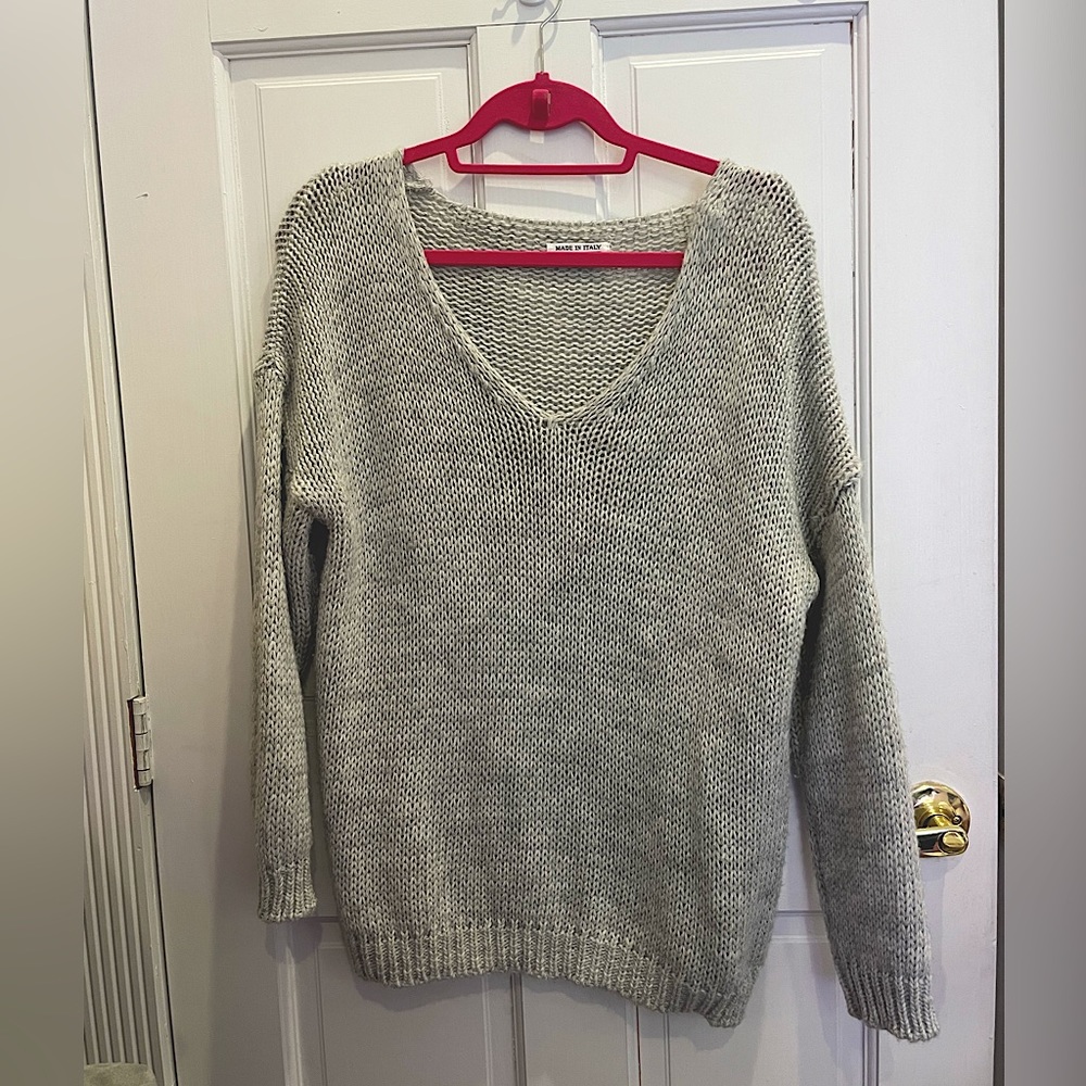 Gray Knit Sweater